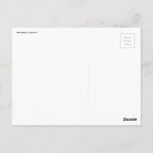 West Virginia Postkarte (Rückseite)