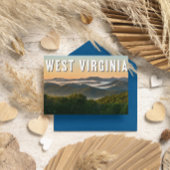 West Virginia Postkarte