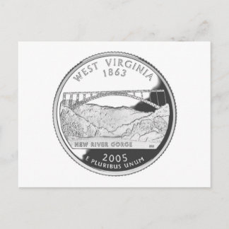 West Virginia Postkarte