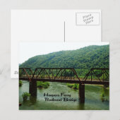 West Virginia Postkarte (Vorne/Hinten)