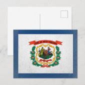 West Virginia Postkarte (Vorne/Hinten)