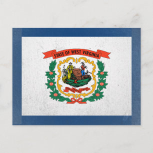 West Virginia Postkarte