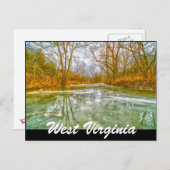 WEST VIRGINIA POSTKARTE (Vorne/Hinten)