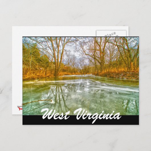 WEST VIRGINIA POSTKARTE (Vorne/Hinten)
