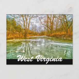 WEST VIRGINIA POSTKARTE