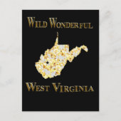 WEST VIRGINIA POSTKARTE (Vorderseite)