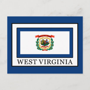 West Virginia Postkarte