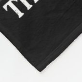 West Virginia Retro Bear Mountain Graphic Fleecedecke (Ecke)