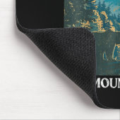 West Virginia Retro Bear Mountain Graphic Mousepad (Ecke)