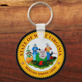 WEST VIRGINIA SCHLÜSSELANHÄNGER (Vorderseite)