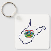 West Virginia Schlüsselanhänger (Vorderseite)