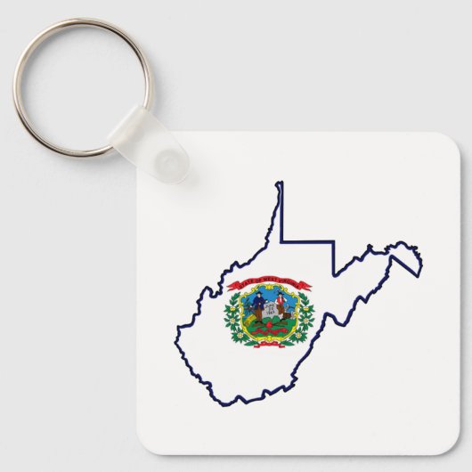 West Virginia Schlüsselanhänger (Vorderseite)