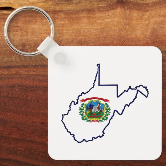 West Virginia Schlüsselanhänger (Vorderseite)