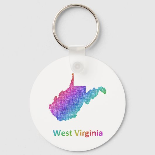 West Virginia Schlüsselanhänger (Vorderseite)
