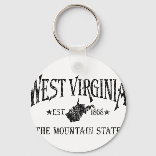 West Virginia Schlüsselanhänger (Vorderseite)