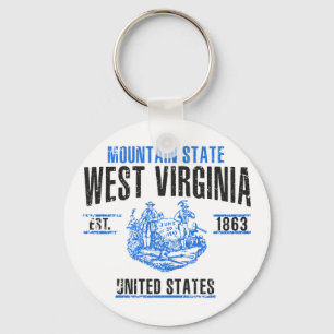 West Virginia Schlüsselanhänger
