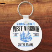 West Virginia Schlüsselanhänger (Vorderseite)