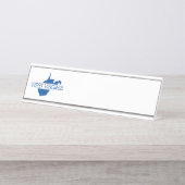 West-Virginia Schreibtischnamensplakette (Vorderseite )