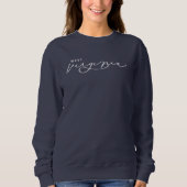 West Virginia Script Staat Frauen Sweatshirt (Vorderseite)