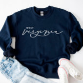 West Virginia Script Staat Frauen Sweatshirt
