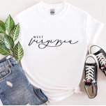 West Virginia Script Staat Frauen T - Shirt<br><div class="desc">Jeden Tag fügen wir neue Designs hinzu!</div>