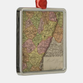 West Virginia Silbernes Ornament (Rechts)