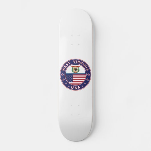 West Virginia Skateboard (Vorderseite)