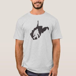West Virginia Staat Bigfoot T-Shirt