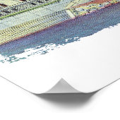 West Virginia Staat Hauptstadt Poster (Ecke)