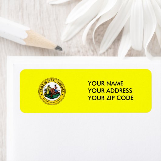 West Virginia Staat Siegel (Insitu)