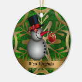 West Virginia Staat Weihnachtsschmuck (Links)