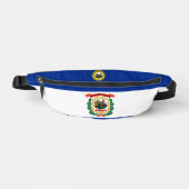 West Virginia Staatsflagge-Siegel Bauchtasche (Vorderseite)