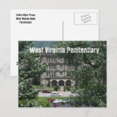 West-Virginia-Staatsgefängnis Postkarte (Vorne/Hinten)