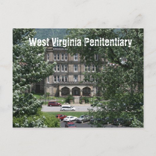 West-Virginia-Staatsgefängnis Postkarte (Vorderseite)