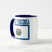 West Virginia State Flag Tasse (Vorderseite Links)