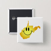 West Virginia stellen gegenüber Button (Vorne & Hinten)