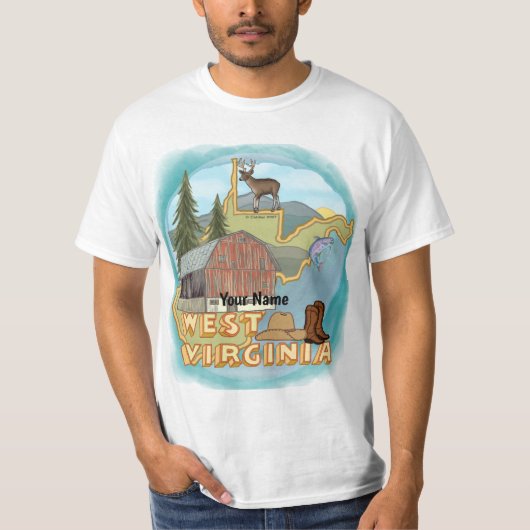 West Virginia T-Shirt (Vorderseite)