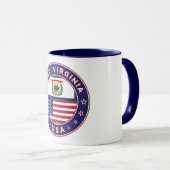 West Virginia Tasse (VorderseiteRechts)