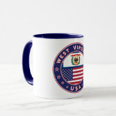 West Virginia Tasse (Vorderseite Links)