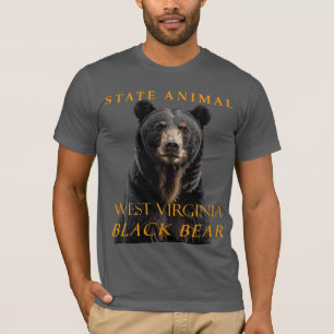 West Virginia-Territorium-Tier Der Schwarzbär T-Shirt