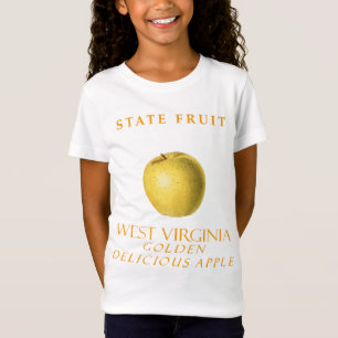 West Virginia Territory Fruit The Apple T-Shirt