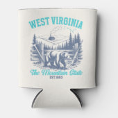 West Virginia The Mountain State Dosenkühler (Vorderseite)