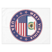 West Virginia Tischdecke (Vorderseite (Horizontal))