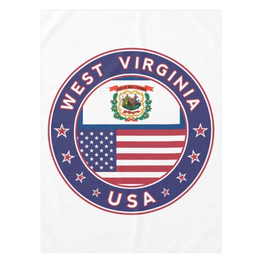 West Virginia Tischdecke (Vorderseite)