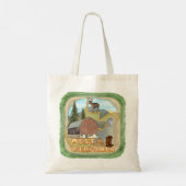 West Virginia Tote Bag Tragetasche (Rückseite)