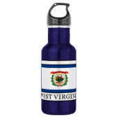 West Virginia Trinkflasche (Vorderseite)