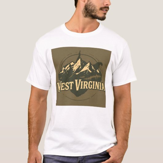 West Virginia Tshirt V01 (Vorderseite)