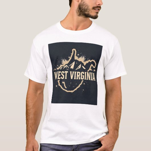 West Virginia Tshirt V05 (Vorderseite)