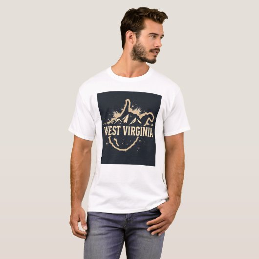 West Virginia Tshirt V05 (Vorne ganz)