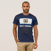 West Virginia: Uh….Gerade westlich Virginias T-Shirt (Vorne ganz)